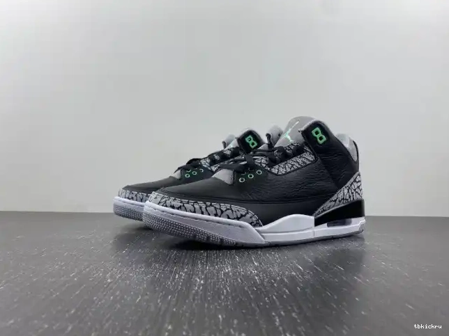 TBkick Glow Green Jordan CT8532-031 Air 3 0508